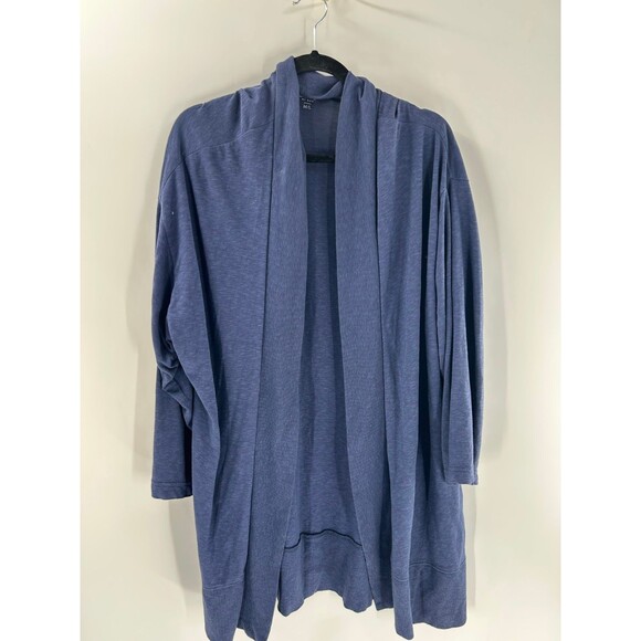 Women's Love By Gap Military Blue Open Front Cardigan Size M/L - Picture 2 of 5
